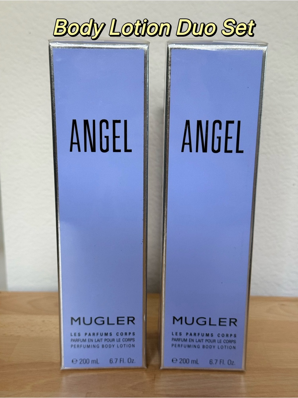 Set of Two Mugler Angel Body Lotions - Full Size